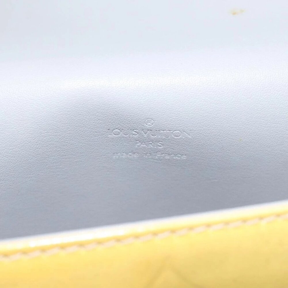 LOUIS VUITTON Monogram Vernis Spring Street Hand Bag Gris M91029 LV Auth 114335 - Picture 13 of 15